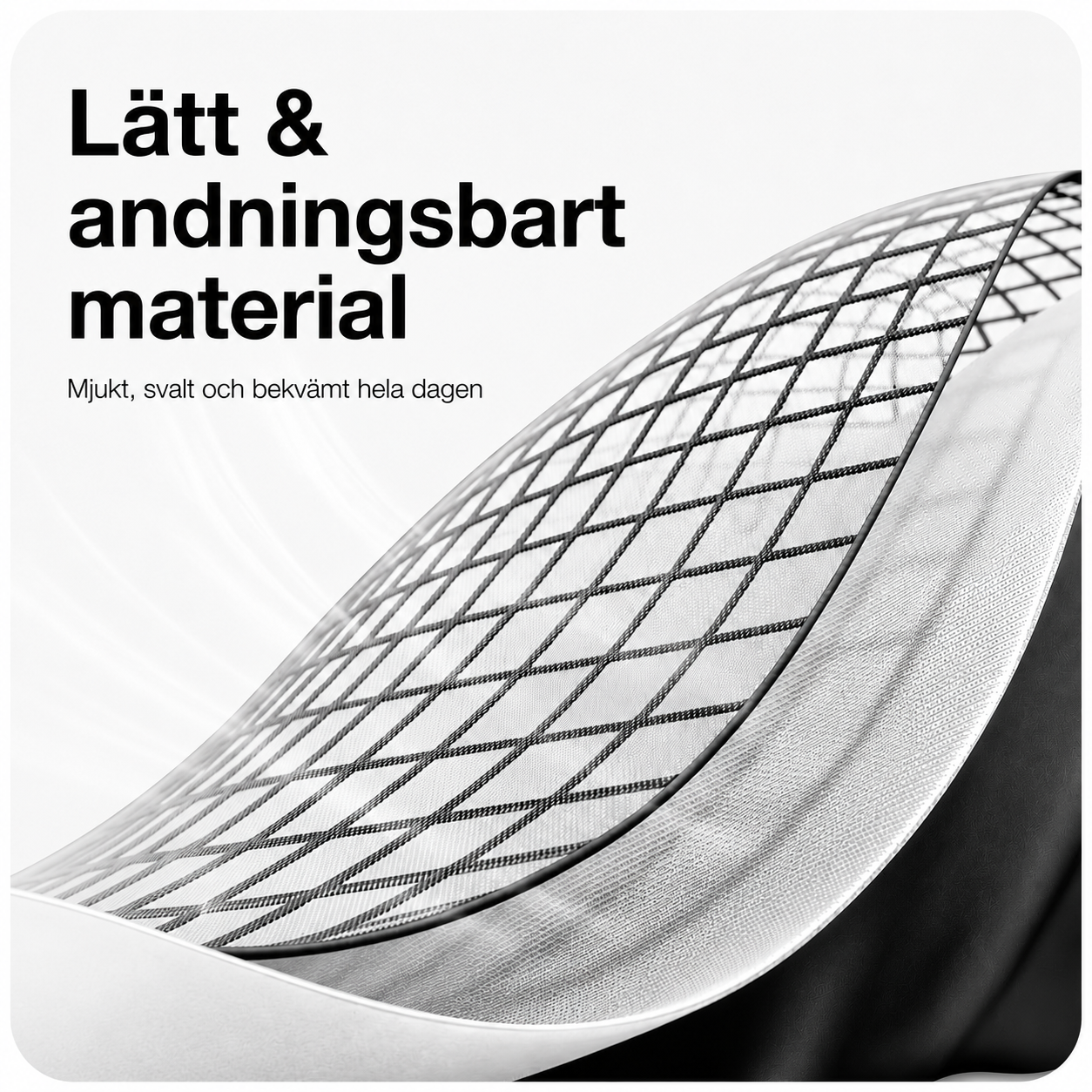 Postura - Mjukt ryggstöd & diskret passform