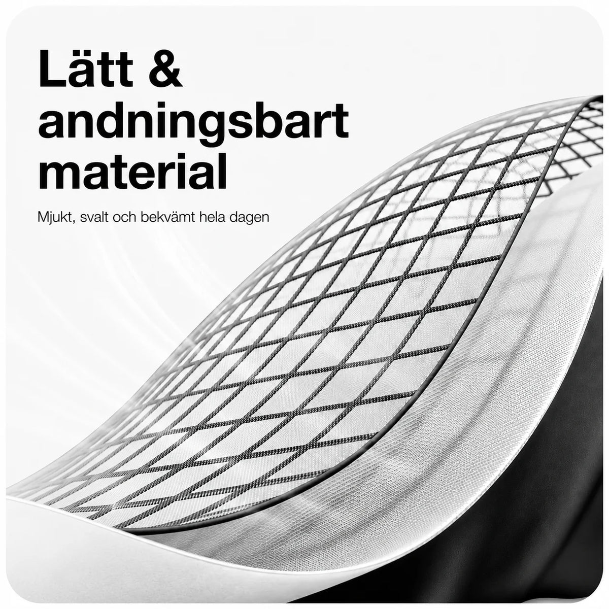 Postura - Mjukt ryggstöd & diskret passform